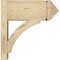 Ekena Millwork Thorton Rough Sawn Arts and Crafts Outlooker, Douglas Fir, 8"W x 18"D x 18"H OUT08X18X18THR03RDF - alternate 3